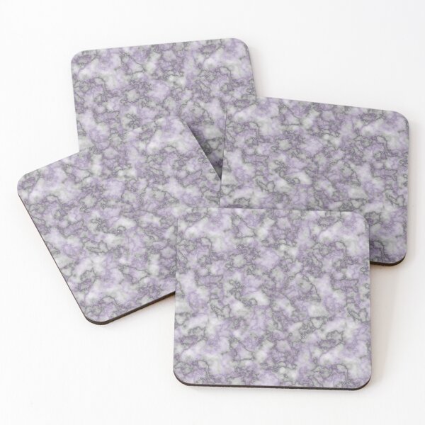 Item preview, Purple Silver Foil Marble designed and sold by pear-la.