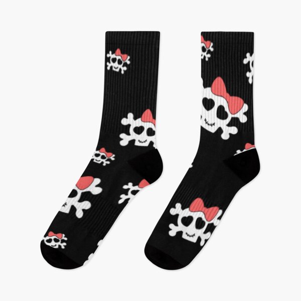 Item preview, skull with bows pattern designed and sold by UNApologetical.