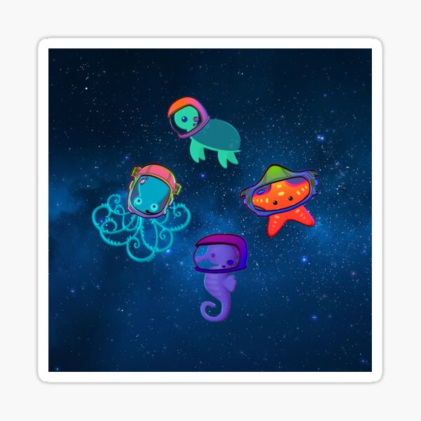 Item preview, Sea Creatures in Space designed and sold by hailish.