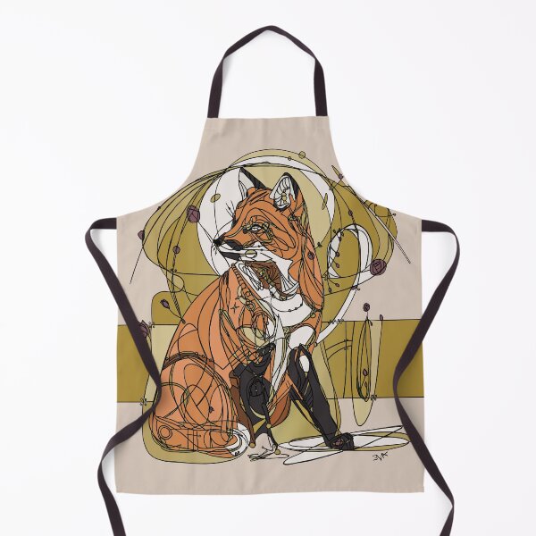 Item preview, Art Nouveau Fox Pink designed and sold by esmeemaclaren.