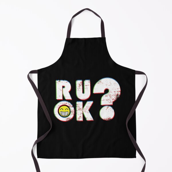Item preview, R U OK? Retro-style design designed and sold by JinxWhaleDesign.