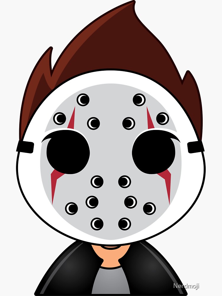 "Jason Emoji" Sticker for Sale by Nerdmoji Redbubble