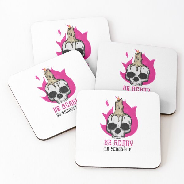 Item preview,  Skull with Candle ,Be Sacry Be Yourself   designed and sold by Widisp.