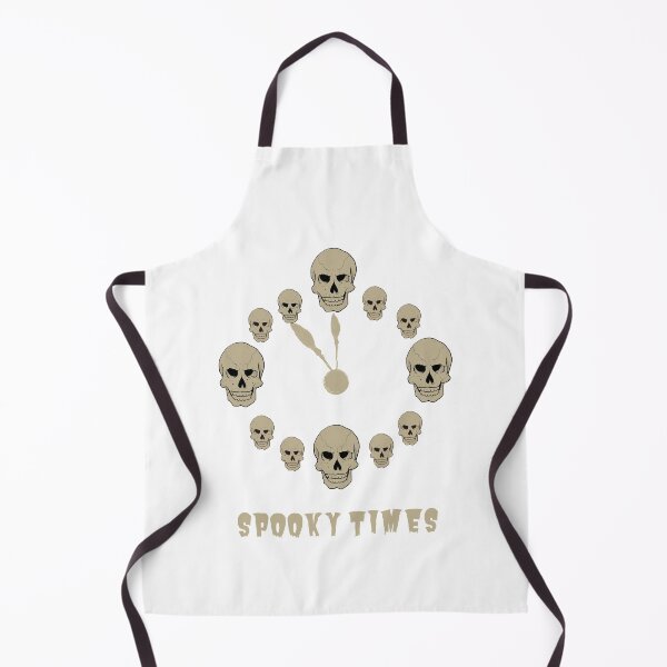 Item preview, Scary Halloween skull clock designed and sold by The Logical Being.