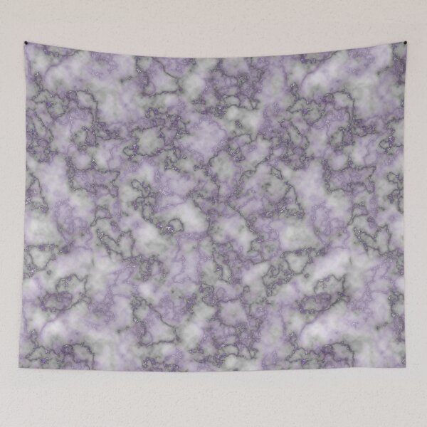 Item preview, Purple Silver Foil Marble designed and sold by pear-la.