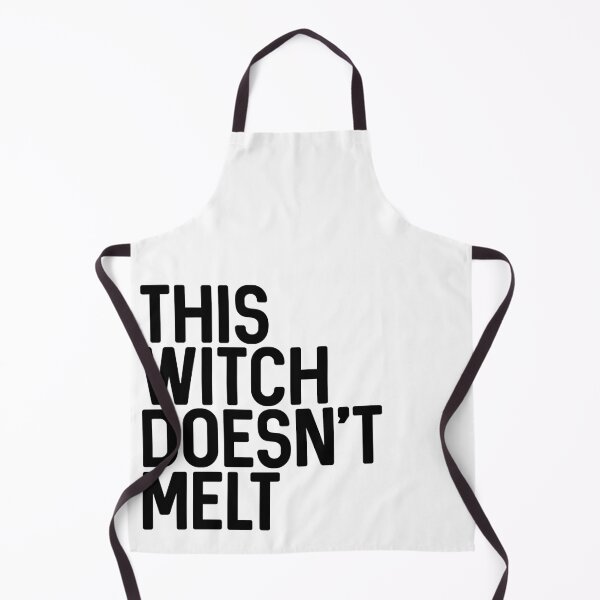Item preview, THIS WITCH DOESNT MELT feminist text slogan designed and sold by MacPean.