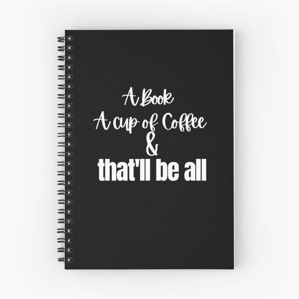 Aperçu de l'œuvre Un livre, une tasse de café et ce sera tout créée et vendue par Achidesign.