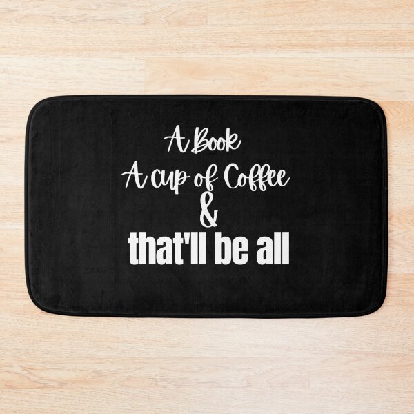 Item preview, A book, A cup of coffee and that'll be all  designed and sold by Achidesign.