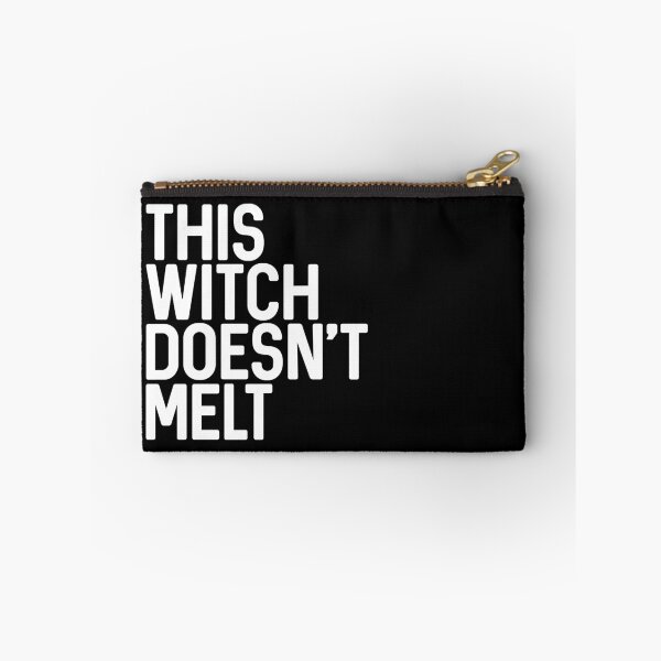 Item preview, THIS WITCH DOESNT MELT feminist text slogan designed and sold by MacPean.