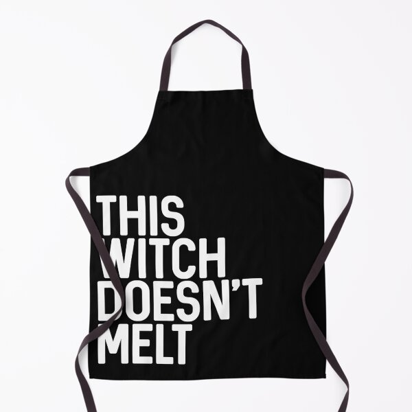 Item preview, THIS WITCH DOESNT MELT feminist text slogan designed and sold by MacPean.