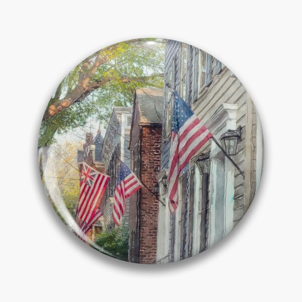 Item preview, Flags in Old Town Alexandria designed and sold by Ollivrosa.