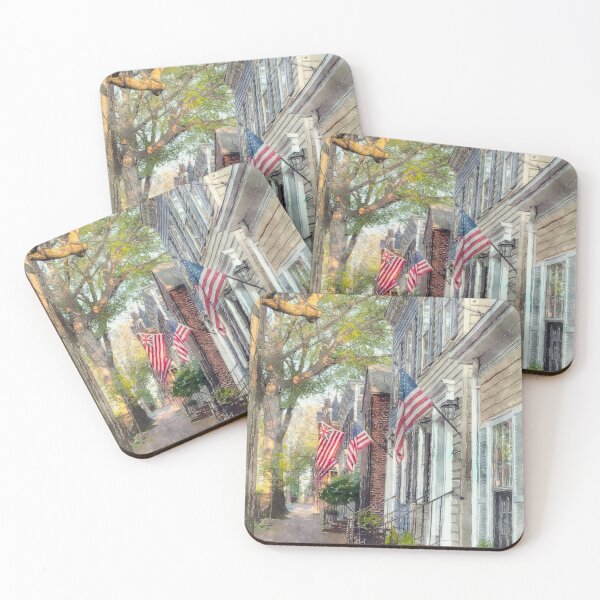 Item preview, Flags in Old Town Alexandria designed and sold by Ollivrosa.