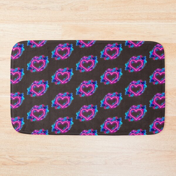 Item preview, The neon heart in the colored clouds. designed and sold by Karine Dupras.
