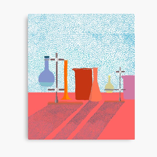 Chemistry lab by Mia Štark Canvas Print
