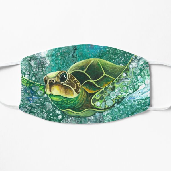 Sea Turtle - Deep Sea Dive Flat Mask