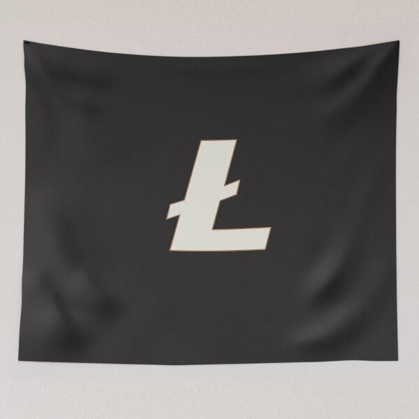 Item preview, white litcoin black designed and sold by ZiphGames.