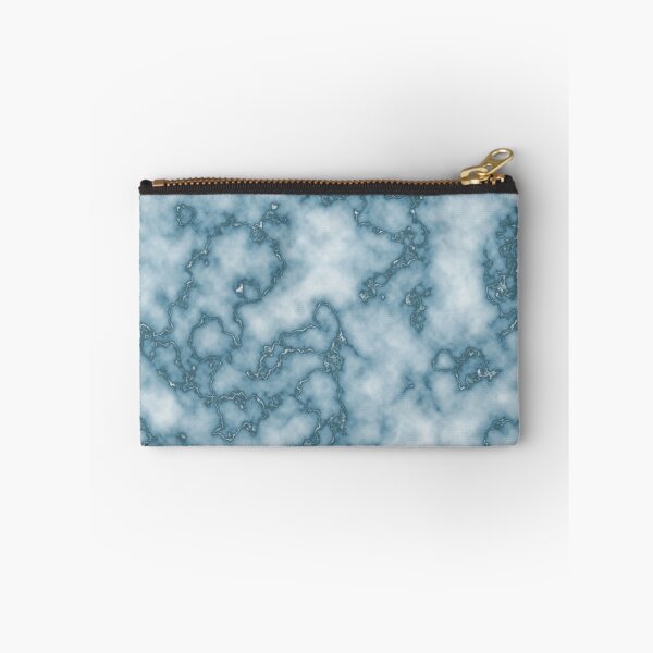 Item preview, Blue Silver Foil Marble designed and sold by pear-la.