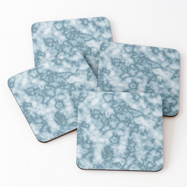 Item preview, Blue Silver Foil Marble designed and sold by pear-la.