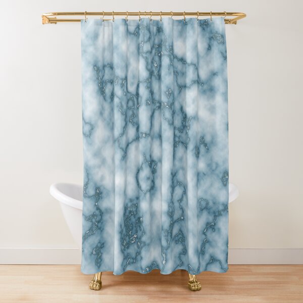 Item preview, Blue Silver Foil Marble designed and sold by pear-la.