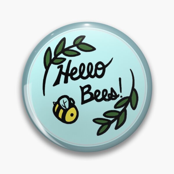 Item preview, Hello Bees! (blue) designed and sold by swankytim.