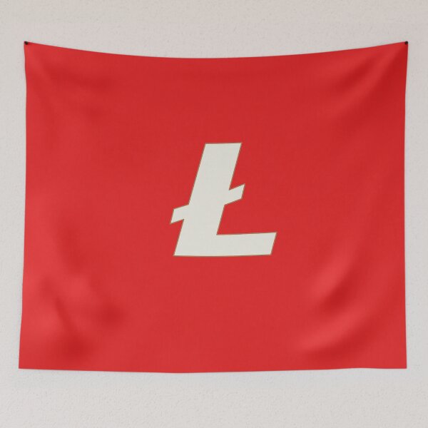 Item preview, white litcoin red designed and sold by ZiphGames.