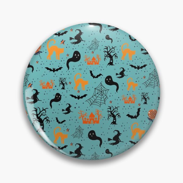 Item preview, Halloween Cat & Boo Pattern designed and sold by Marstore.