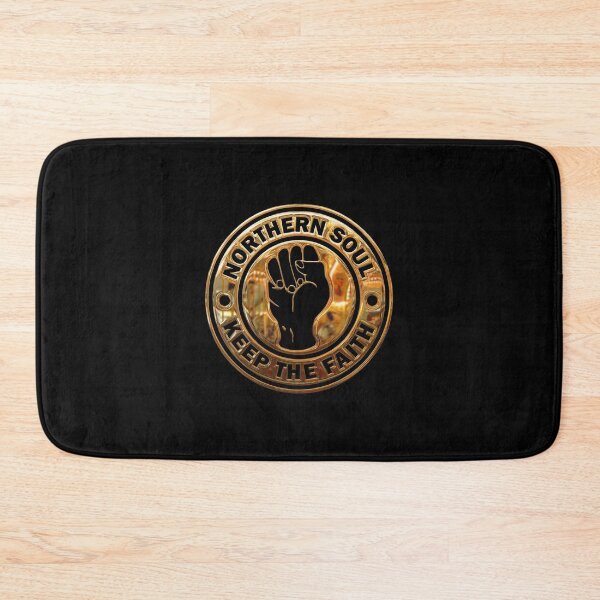Item preview, Northern Soul Keep The Faith Logo Gold and Black designed and sold by fatbanana.