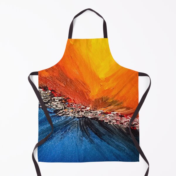 Item preview, Fire and Water Collide, Abstract Painting designed and sold by Spiritualish.