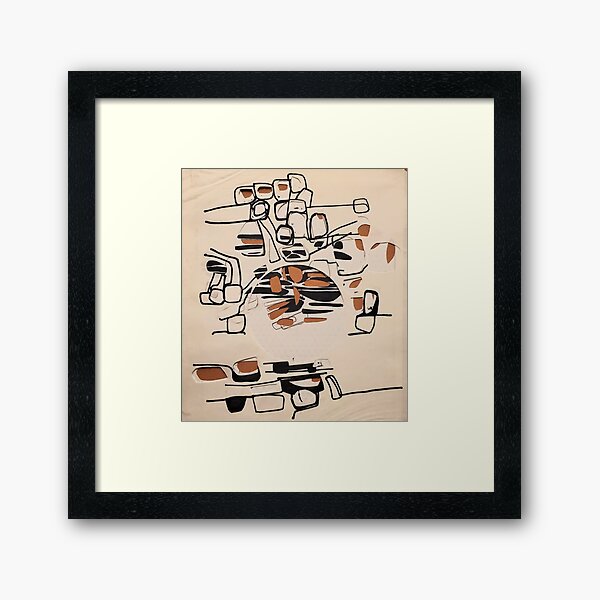 Record 2 Framed Art Print