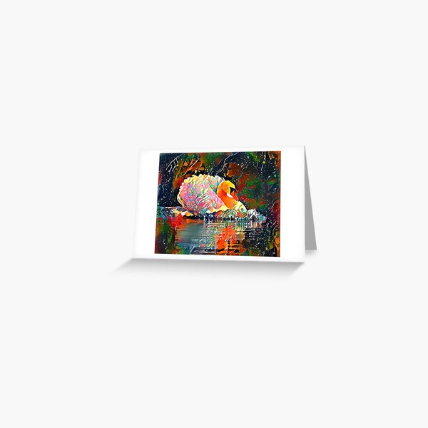 Item preview, Artsy swan designed and sold by StudioCorvid.