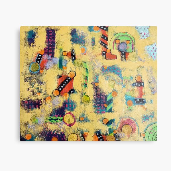 Sunshine Lollipops Metal Print