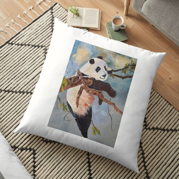 Happy Panda Floor Pillow