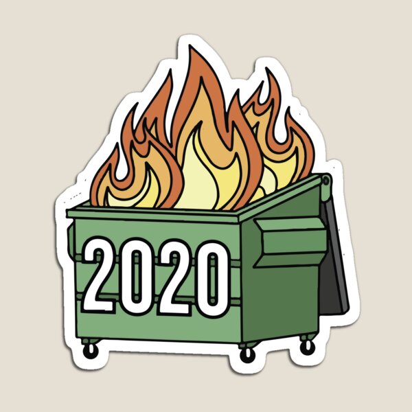 2020 dumpster fire Magnet