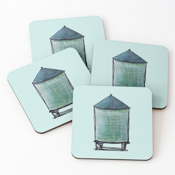 Item preview, Green Watertower designed and sold by Leoniedavinci.