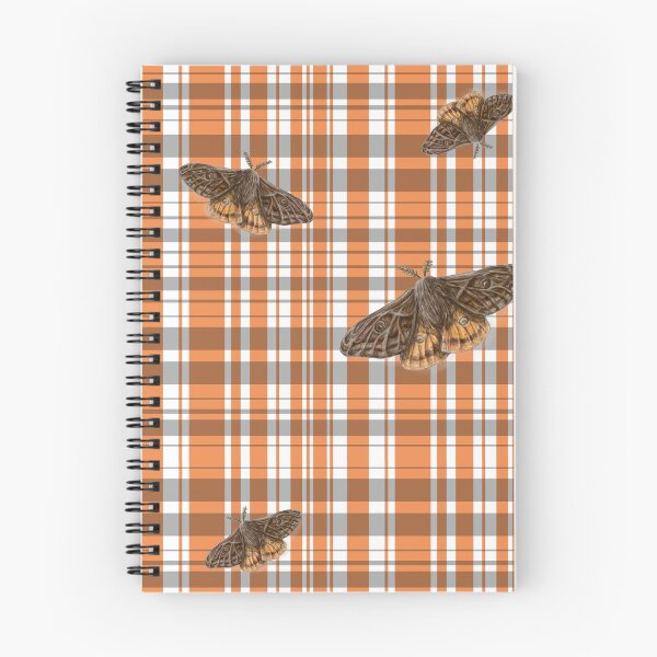 Item preview, Pumpkin Orange Moth Plaid designed and sold by kmdart.