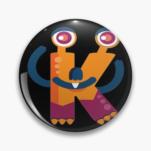 Item preview, Monster Alphabet - Alphabet Monsters K designed and sold by Coder-T.