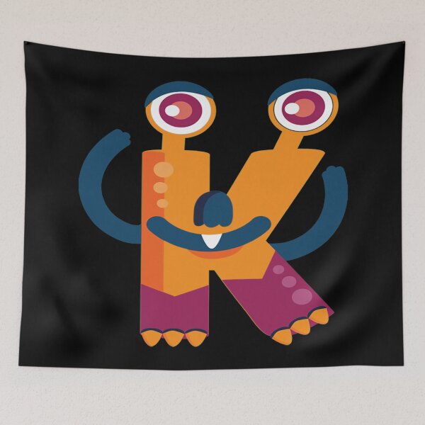 Item preview, Monster Alphabet - Alphabet Monsters K designed and sold by Coder-T.