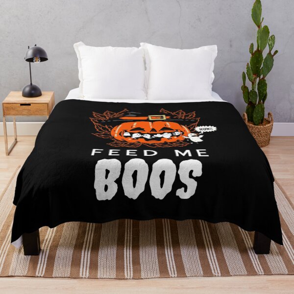 Item preview, Feed Me Boos Funny Pumpkin eating ghosts designed and sold by SAVWIS.