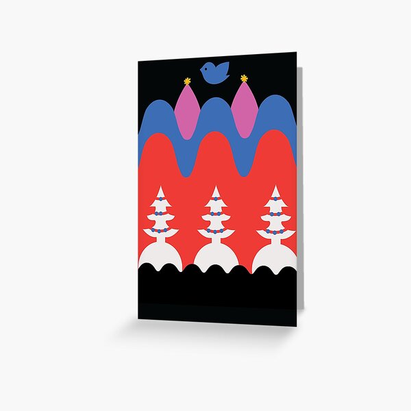 Aperçu de l'œuvre Collines de Noël créée et vendue par juliechicago.
