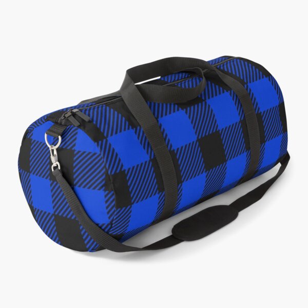 Item preview, Blue Black Buffalo Plaid  designed and sold by ColorFlowArt.