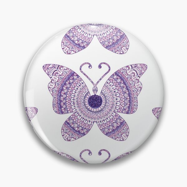 Item preview, Purple Butterfly Zentangle designed and sold by DesignPMG.