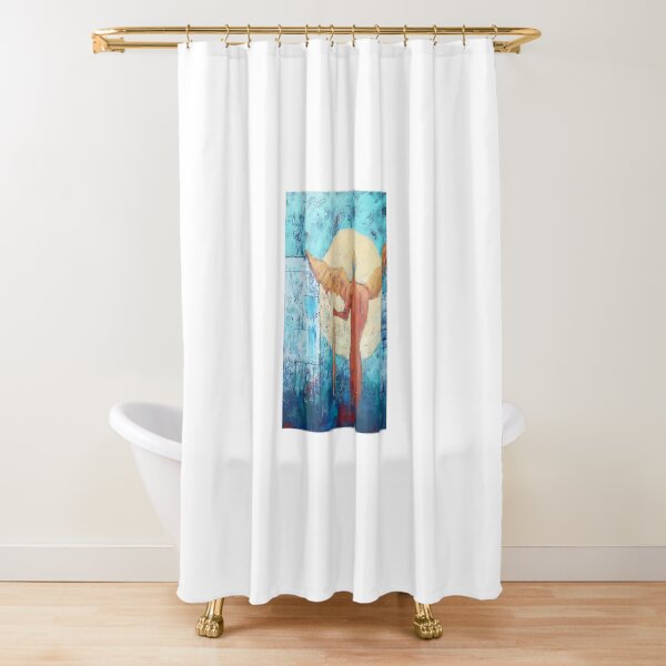 Guardian of the Gate Shower Curtain
