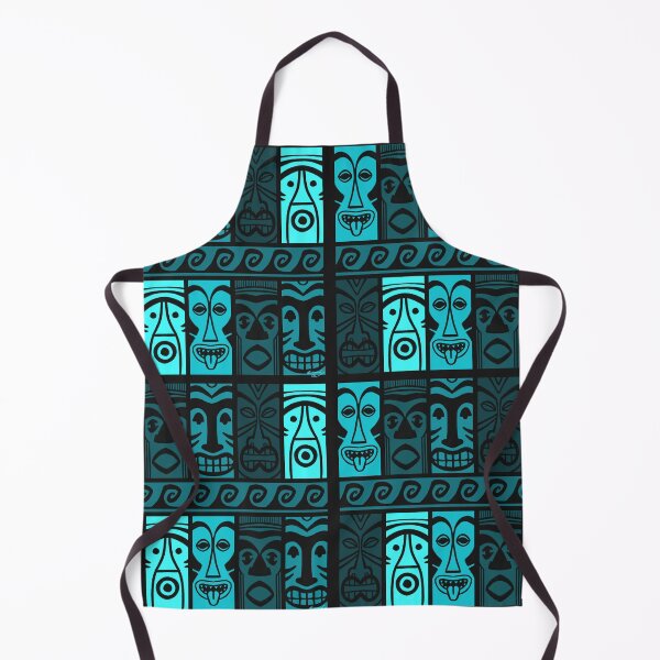 Turquoise Tikis! Apron