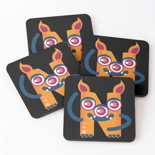 Item preview, Monster Alphabet - Alphabet Monsters N designed and sold by Coder-T.