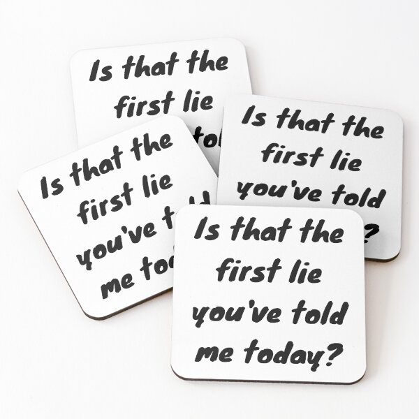 Item preview, White Lie Party Quotes Sayings Meme Gift   designed and sold by Bachirdz.