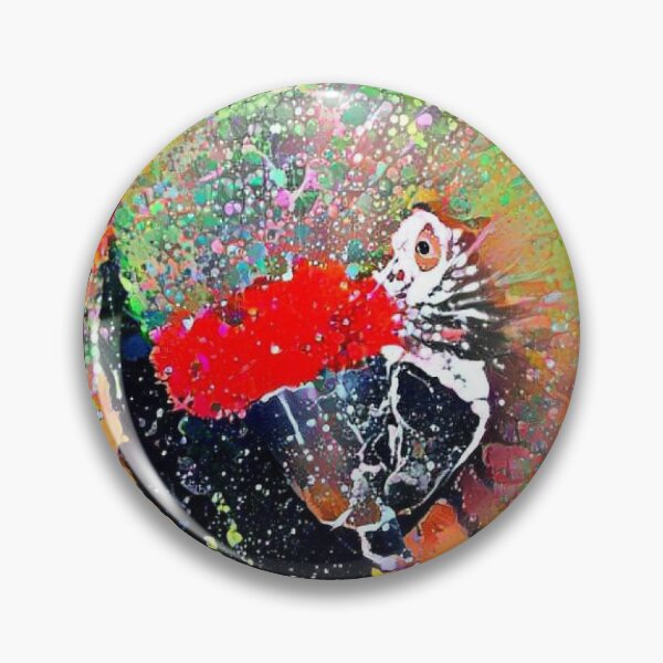 Item preview, painted parrot  designed and sold by StudioCorvid.