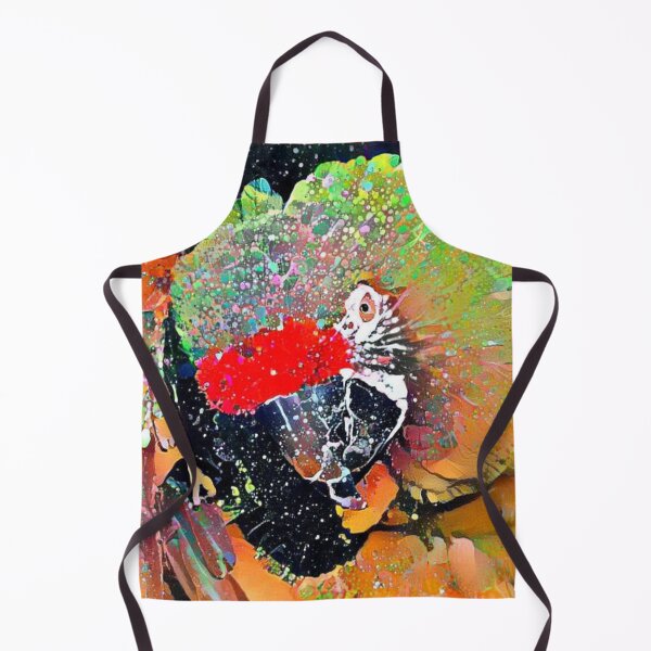 Item preview, painted parrot designed and sold by StudioCorvid.