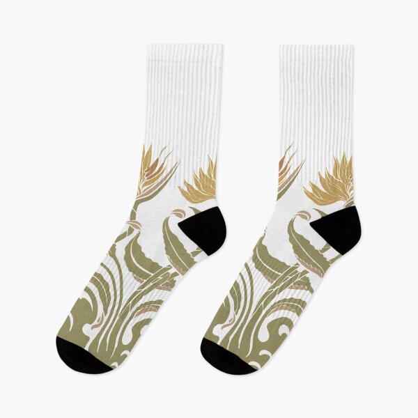 Item preview, Bird of Paradise - Art Nouveau Floral Pattern designed and sold by elevens.