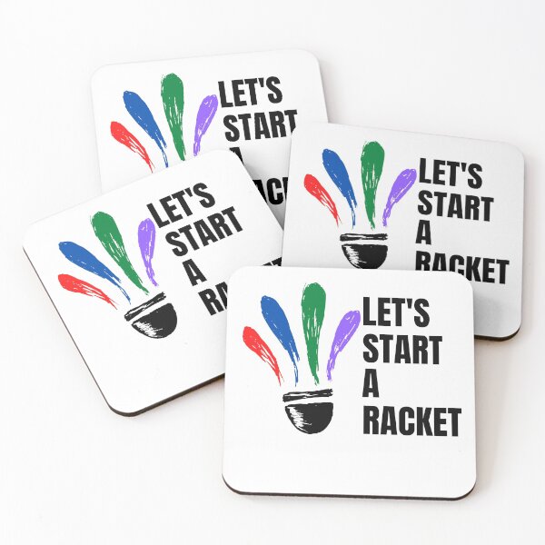 Item preview, Lets start a racket - badminton designed and sold by Achidesign.