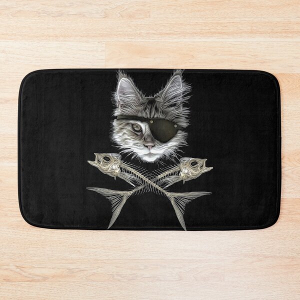 Item preview, cool pirate cat designed and sold by drizzd.